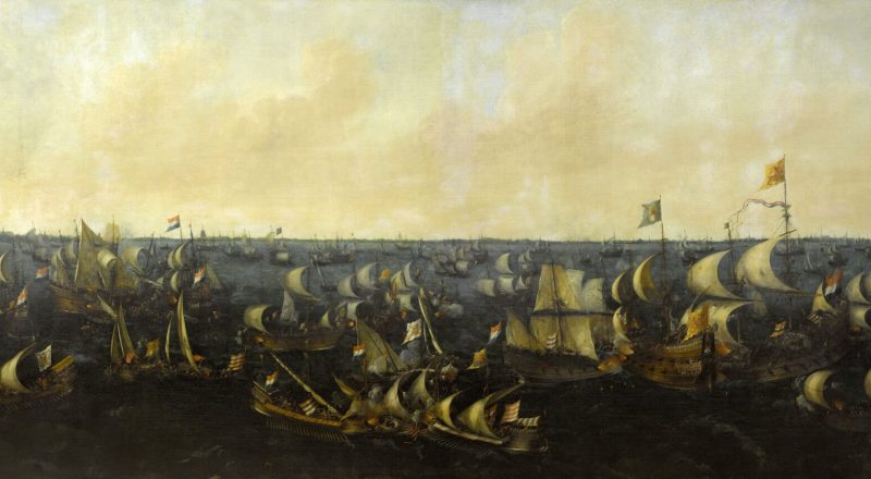 Slag_op_de_Zuiderzee,_6_oktober_1573_(Abraham_de_Verwer,_1621)